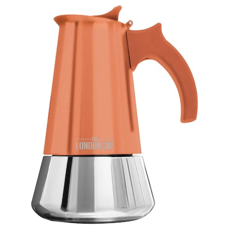 Induction Stovetop Espresso Maker 6 Cup, Copper